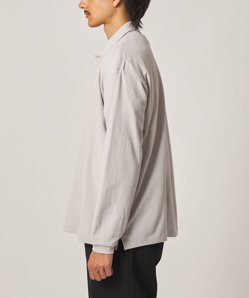 Steven Alan(スティーブンアラン)の「<Steven Alan> カノコ スキッパー(ポロシャツ・メンズ・ネイビー/ナチュラル・S/L/M/XL)」の4枚目の写真