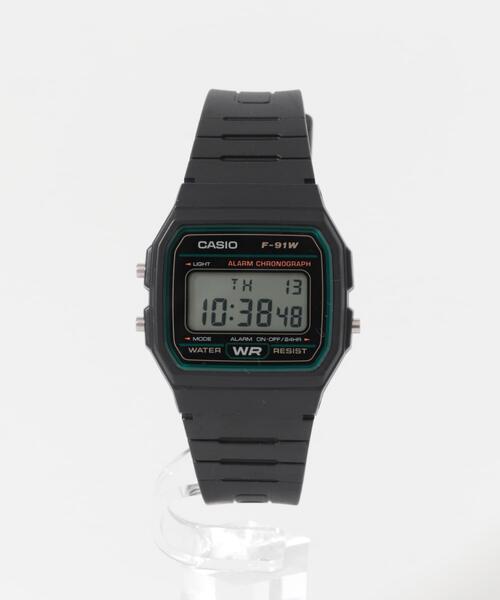 CASIO(カシオ)の「CASIO F-91W-3JH(アナログ腕時計・メンズ・グリーン系その他・ONE)」の2枚目の写真