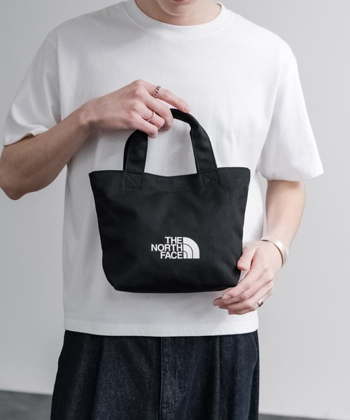 THE NORTH FACE LOGO COTTON BAG S ミニトートロゴハンドバッグ