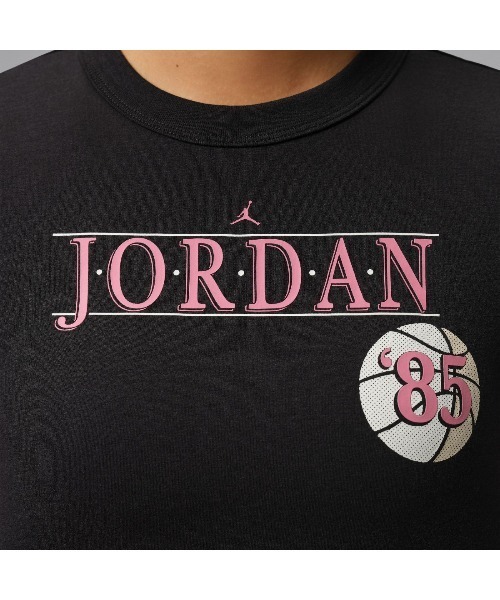 JORDAN BRAND(ジョーダンブランド)の「JORDAN BRAND Ringer T-Shirt(ジョーダンブランド ウィメンズ リンガー Tシャツ)(Tシャツ/カットソー・レディース・ブラック系/ホワイト系・X-SMALL/SMALL/MEDIUM/LARGE)」の8枚目の写真