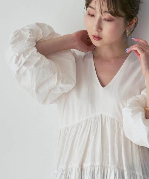 MARIHA(マリハ)の「《NOBLE別注カラー・追加》MARIHA/マリハ エンジェルのミニドレス(ワンピース・レディース・ブラック/ホワイト系その他/ベージュ・36)」の21枚目の写真