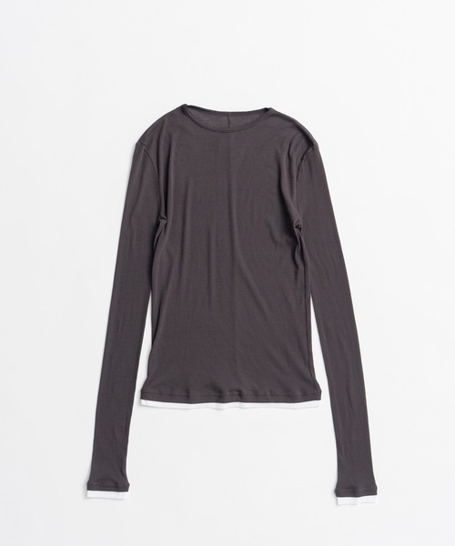 PRANK PROJECT(プランクプロジェクト)の「【2026Autumn Pre-Order】レイヤードハーフスリーブカーディガン / Layered Half Sleeve Cardigan(カーディガン/ボレロ・レディース・ピンク/ブルー/ブラック・FREE)」の22枚目の写真