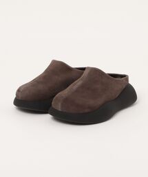 CLANE/クラネ/SUEDE PUFF SLIPONS