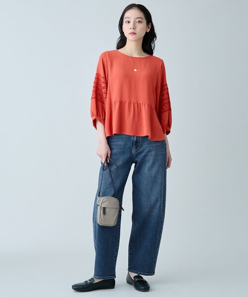 ANY（エニィ）の「【ANY DENIM】カーブデニムパンツ（デニムパンツ・レディース・ダルブルー系/グレー系・X-LARGE）」の7枚目の写真