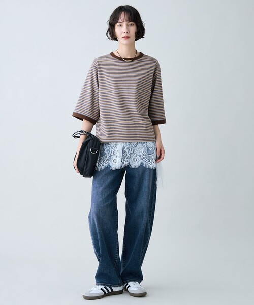 ANY（エニィ）の「【ANY DENIM】カーブデニムパンツ（デニムパンツ・レディース・ダルブルー系/グレー系・X-LARGE）」の12枚目の写真
