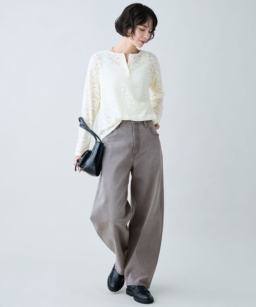 ANY（エニィ）の「【ANY DENIM】カーブデニムパンツ（デニムパンツ・レディース・ダルブルー系/グレー系・X-LARGE）」の17枚目の写真