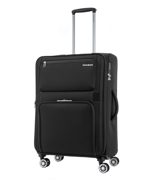 Samsonite(サムソナイト)の「サムソナイト MOMENTUS スピナー67 エキスパンダブル ブラック(スーツケース/キャリーバッグ・メンズ・ブラック・M)」の1枚目の写真