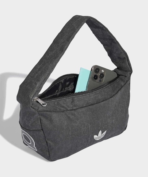 adidas(アディダス)の「スモールショルダーバッグ ウォッシュエフェクト / アディダスオリジナルス adidas Originals(ショルダーバッグ・メンズ・ブラック・FREE)」の4枚目の写真