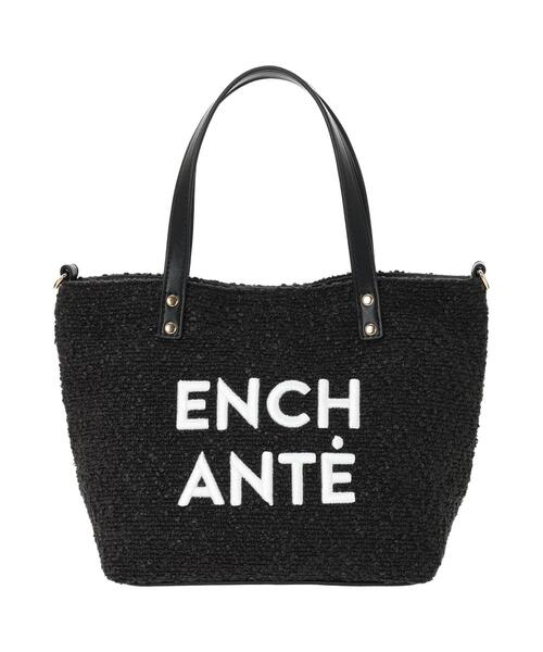 Te chichi(テチチ)の「ロゴ刺繍2WAYトートバッグ(ハンドバッグ・レディース・ブラック/グレー・F)」の10枚目の写真