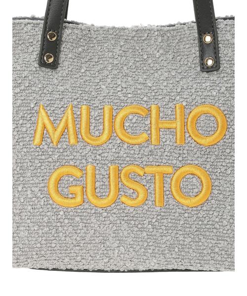 Te chichi(テチチ)の「ロゴ刺繍2WAYトートバッグ(ハンドバッグ・レディース・ブラック/グレー・F)」の5枚目の写真