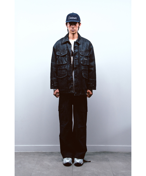 DEINET(ダイニット)の「CHAIN DENIM M51 CARGO PANTS IN BLUE(デニムパンツ・レディース・その他・S/M)」の2枚目の写真