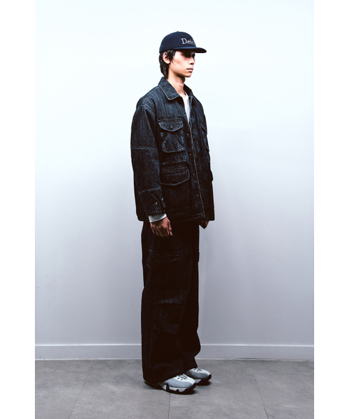 DEINET(ダイニット)の「CHAIN DENIM M51 CARGO PANTS IN BLUE(デニムパンツ・レディース・その他・S/M)」の3枚目の写真