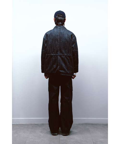 DEINET(ダイニット)の「CHAIN DENIM M51 CARGO PANTS IN BLUE(デニムパンツ・レディース・その他・S/M)」の4枚目の写真