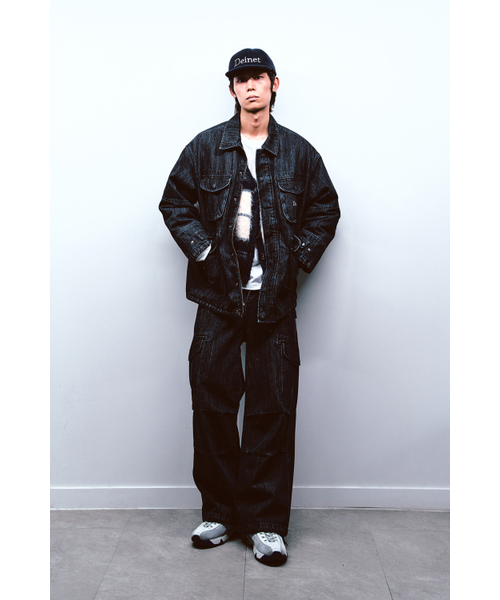 DEINET(ダイニット)の「CHAIN DENIM M51 CARGO PANTS IN BLUE(デニムパンツ・レディース・その他・S/M)」の6枚目の写真