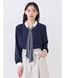 TONAL（トーナル）の「スカーフタイドッキングブラウス（シャツ/ブラウス）」