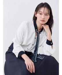 TONAL（トーナル）の「スカーフタイドッキングブラウス（シャツ/ブラウス）」