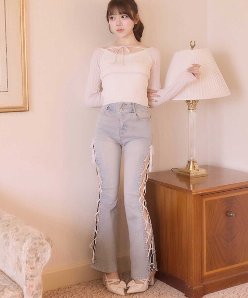 [Belle Charme] свитер‑реглан Color Block Raglan Knit