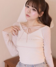 【Belle Charme】Color Block Raglan Knit