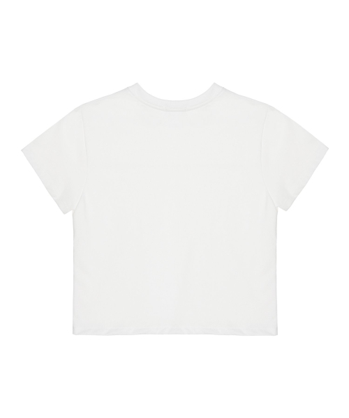 NICK&NICOLE(ニックアンドニコール)の「SEAM HALF TOP_IVORY(Tシャツ/カットソー・レディース・その他・FREE)」の2枚目の写真