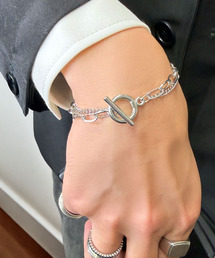 Ammie（アミー）の「2連チェーン マンテル ブレスレット（ブレスレット）」