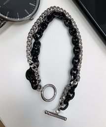 Ammie（アミー）の「2連チェーン マンテル ブレスレット（ブレスレット）」