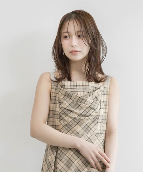 RANDA（ランダ）の「ドレープアシンメトリーワンピース（ワンピース・レディース・ベージュ/ブラウン/ブラック・0/1）」の21枚目の写真