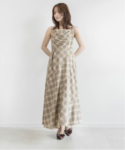 RANDA（ランダ）の「ドレープアシンメトリーワンピース（ワンピース・レディース・ベージュ/ブラウン/ブラック・0/1）」の22枚目の写真