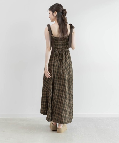 RANDA（ランダ）の「ドレープアシンメトリーワンピース（ワンピース・レディース・ベージュ/ブラウン/ブラック・0/1）」の12枚目の写真