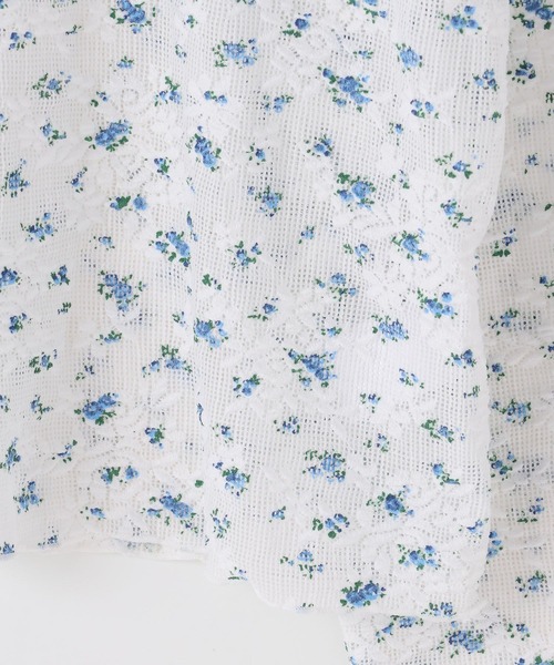 LOWRYS FARM（ローリーズファーム）の「フラワーメッシュロングスリーブ　 1063339（Tシャツ/カットソー・レディース・ホワイト/ブラック・FREE）」の17枚目の写真