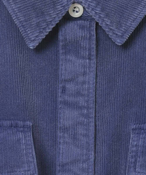 HEREIAM(ヘレイアム)の「【HEREIAM】FADEコーデュロイシャツ(シャツ/ブラウス・レディース・カーキ/インディゴブルー/イエロー・FREE)」の15枚目の写真
