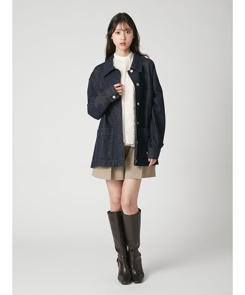 FRAY I.D（フレイアイディー）の「【ウォッシャブル】タックドレープブラウス（シャツ/ブラウス・レディース・ライトブルー/アイボリー/モカ・F）」の14枚目の写真