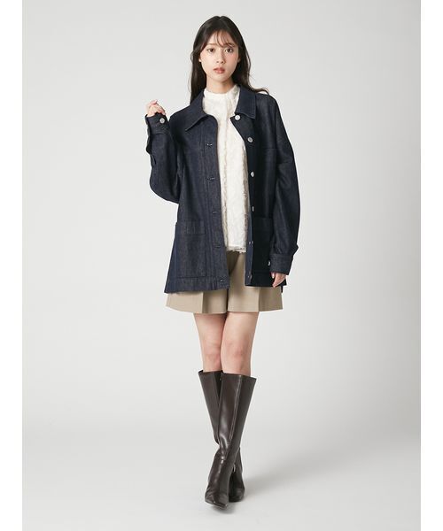 FRAY I.D（フレイアイディー）の「【ウォッシャブル】タックドレープブラウス（シャツ/ブラウス・レディース・ライトブルー/アイボリー/モカ・F）」の15枚目の写真