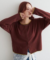 【WEB限定】配色カーディガン