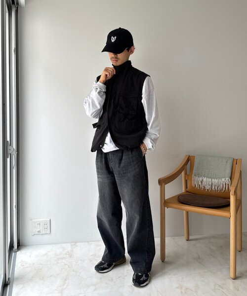 CIAOPANIC TYPY(チャオパニックティピー)の「UNITITLESロゴキャップ(キャップ・レディース・ブラック/ネイビー・ONE SIZE)」の6枚目の写真