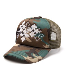 SUPPLIER（サプライヤー）の「メッシュキャップ｜Multiple Cross Leather Patch Mesh Cap｜SUPPLIER（キャップ）」