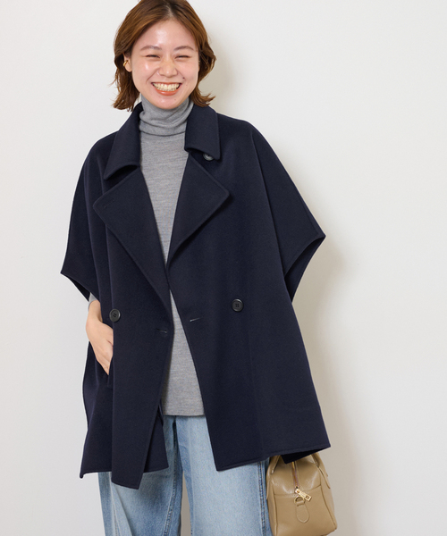 JOURNAL STANDARD relume(ジャーナルスタンダード レリューム)の「《一部WEB限定追加 / 新色》ウールナイロンリバーVEST(その他アウター・レディース・チャコールグレー/ネイビー/ベージュ系その他・FREE)」の3枚目の写真