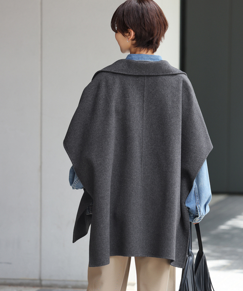 JOURNAL STANDARD relume(ジャーナルスタンダード レリューム)の「《一部WEB限定追加 / 新色》ウールナイロンリバーVEST(その他アウター・レディース・チャコールグレー/ネイビー/ベージュ系その他・FREE)」の10枚目の写真