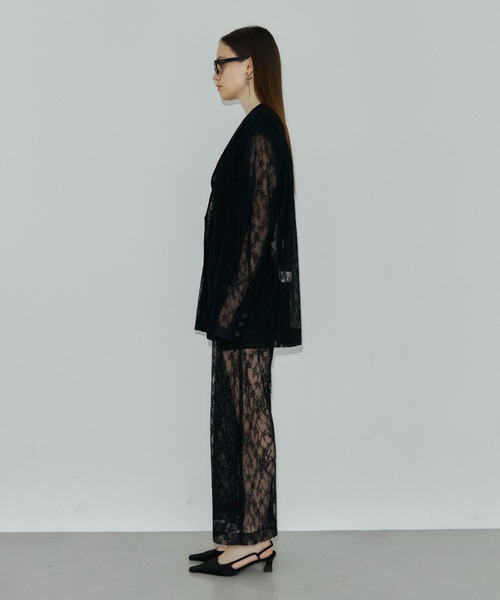 JOSE MOON（ジョゼムーン）の「LACE PANTS/レースパンツ（その他パンツ・レディース・ブラック/ホワイト・36/38）」の8枚目の写真