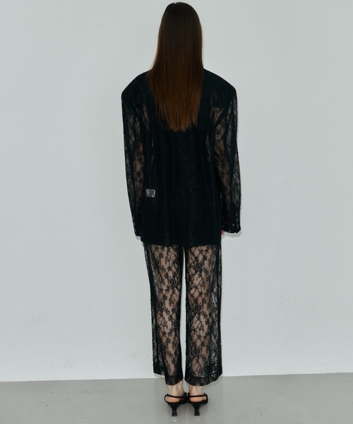 JOSE MOON（ジョゼムーン）の「LACE PANTS/レースパンツ（その他パンツ・レディース・ブラック/ホワイト・36/38）」の9枚目の写真