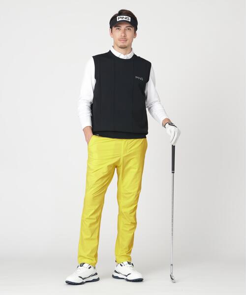 PING（ピン）の「【PING APPAREL】クルーネックニットベスト (MENS)（ベスト・メンズ・グレー/ブラック/ホワイト・M/LL/L）」の4枚目の写真