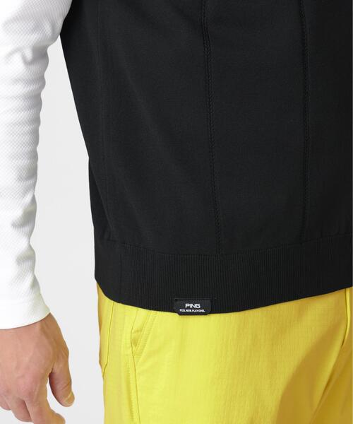 PING（ピン）の「【PING APPAREL】クルーネックニットベスト (MENS)（ベスト・メンズ・グレー/ブラック/ホワイト・M/LL/L）」の9枚目の写真
