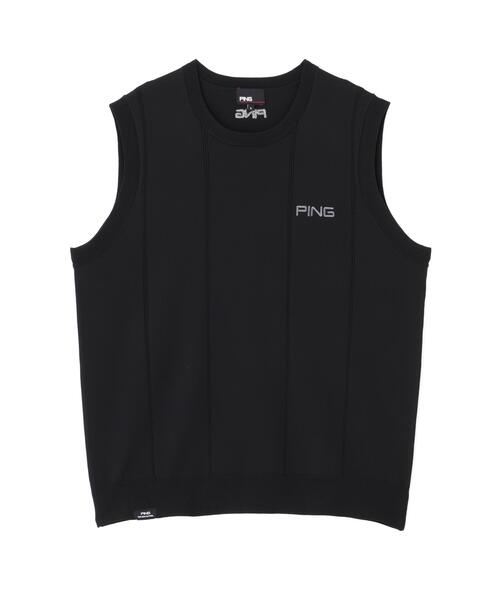 PING（ピン）の「【PING APPAREL】クルーネックニットベスト (MENS)（ベスト・メンズ・グレー/ブラック/ホワイト・M/LL/L）」の10枚目の写真