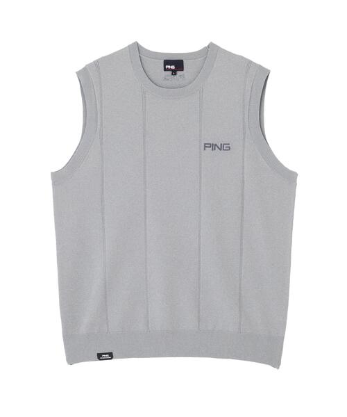 PING（ピン）の「【PING APPAREL】クルーネックニットベスト (MENS)（ベスト・メンズ・グレー/ブラック/ホワイト・M/LL/L）」の15枚目の写真