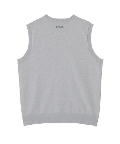 PING（ピン）の「【PING APPAREL】クルーネックニットベスト (MENS)（ベスト・メンズ・グレー/ブラック/ホワイト・M/LL/L）」の16枚目の写真