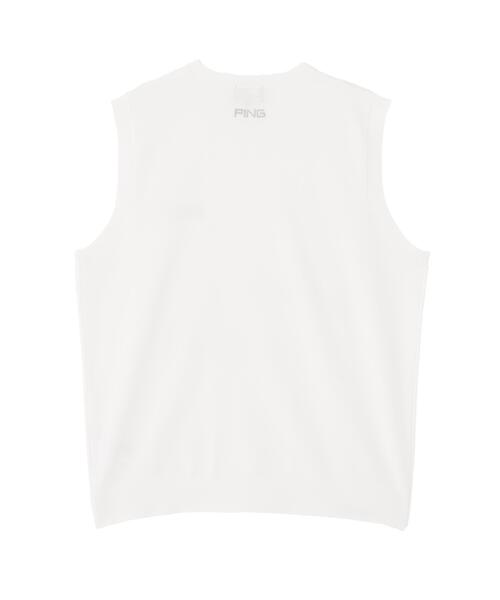 PING（ピン）の「【PING APPAREL】クルーネックニットベスト (MENS)（ベスト・メンズ・グレー/ブラック/ホワイト・M/LL/L）」の21枚目の写真