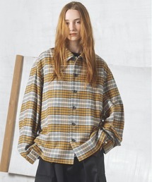 《UNISEX》【イタリアンデッドストックファブリック】プライムオーバーシャツブルゾン/【Italian Dead Stock Fabric】Prime-Over Shirt Blouson【MAISON SPECIAL/メゾンスペシャル】