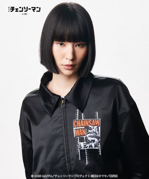 glamb（グラム）の「Chainsaw Man ＆ Beam Jacket / チェンソーマン＆ビーム ジャケット（その他アウター・メンズ・ブラック・L/XL/M）」の5枚目の写真