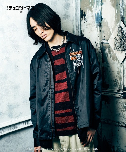glamb（グラム）の「Chainsaw Man ＆ Beam Jacket / チェンソーマン＆ビーム ジャケット（その他アウター・メンズ・ブラック・L/XL/M）」の12枚目の写真
