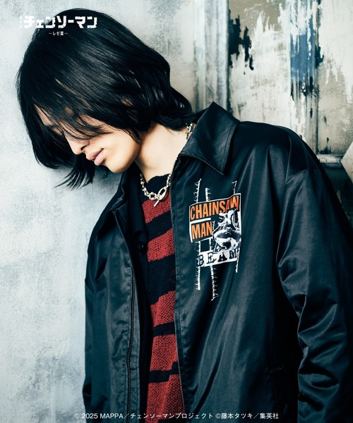 glamb（グラム）の「Chainsaw Man ＆ Beam Jacket / チェンソーマン＆ビーム ジャケット（その他アウター・メンズ・ブラック・L/XL/M）」の14枚目の写真