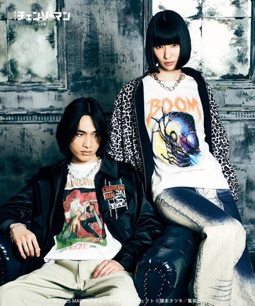 glamb（グラム）の「Chainsaw Man ＆ Beam Jacket / チェンソーマン＆ビーム ジャケット（その他アウター・メンズ・ブラック・L/XL/M）」の16枚目の写真